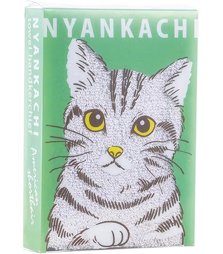 Amazon｜りぶはあと ハンカチタオル にゃんかち マンチカン (サイズ約